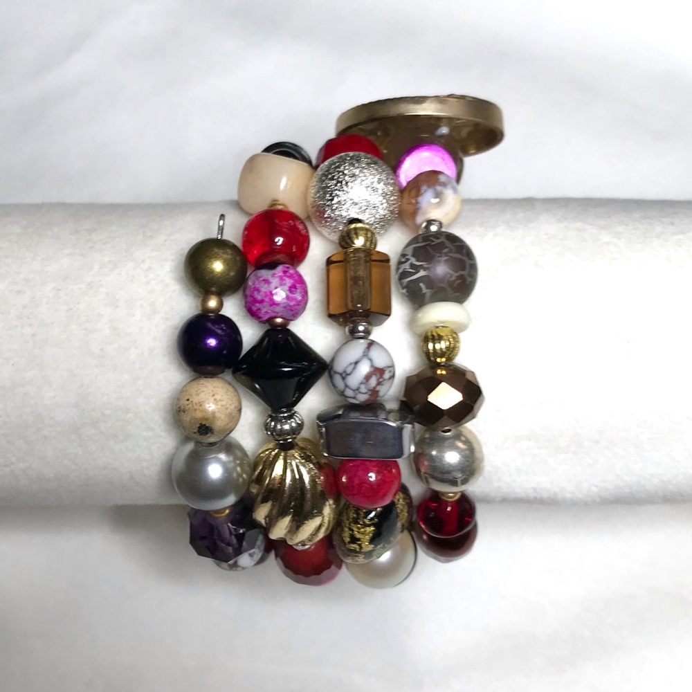 Handmade Bracelet with Vintage and Modern Details (NB63-6H) New Without Tags - Picture 4 of 9